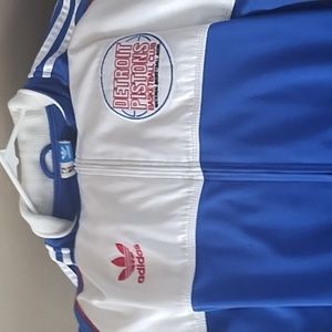 Rare set ADIDAS DETROIT PISTON 3x Champion 🏆 Authentic warmups